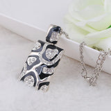 Sticks Jewelry Necklace Enamel Rhinestone Charm for Women