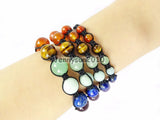 10mm Chakra Gem Stones Bracelet Healing 5Strands