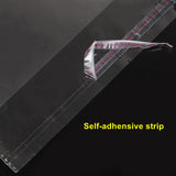 100pcs Cellophane Self-adhesive Bag Transparent Gift Packaging