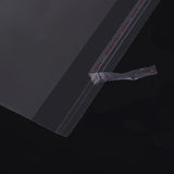 100pcs Clear Plastic Self Adhesive Bag Jewelry Candy OPP Pa