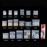 100pcs Mini Ziplock Bags Clear Pouch Storage Waterproof Plastic