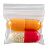 100pcs Mini Ziplock Bags Clear Pouch Storage Waterproof Plastic