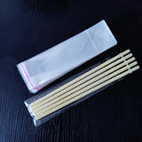200pcs Transparent Cellophane Bag Jewelry Pen Necklace Gift Packaging