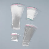 200pcs Transparent Self Adhensive Bags Cellophane Jewelry Gift Candy Packaging