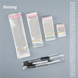 200pcs Transparent Self Adhensive Bags Cellophane Jewelry Gift Candy Packaging