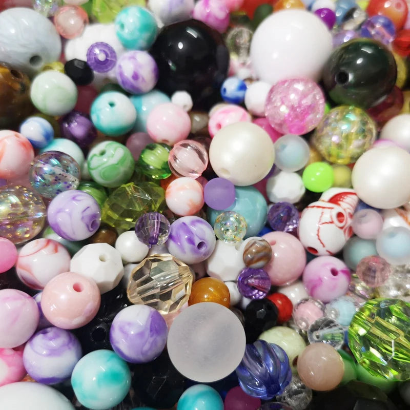 Random Mixed Beads 500g/bag - 500g of Assorted Beads
