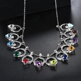 0.76 Carats Created Emerald Heart Shape Silver Pendant