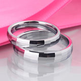 Tungsten Wedding Band Set 3/4MM Size 5