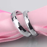 Tungsten Wedding Band Set 3/4MM Size 5