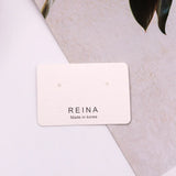 100pcs Jewelry Earring Cards Ear Studs Necklace Card Tag Logo