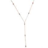 Stone Chrysocolla Kolye Collares Delicate Cz Charm Layer Pendant Necklaces