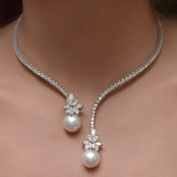 Rhinestone Collar Necklace Choker for Women