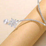 Rhinestone Collar Necklace Choker for Women