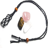 Stone Necklace DIY Necklace Cord Empty Stone Holder Replacement Necklace Rope
