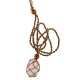 Stone Necklace DIY Necklace Cord Empty Stone Holder Replacement Necklace Rope