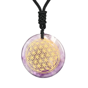 Stone Pendant Charm Necklace for Girls