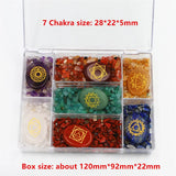 Stone Reiki Balancing Tumble Chip Crystal Healing Wicca Stones Kit