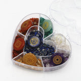Stone Reiki Balancing Tumble Chip Crystal Healing Wicca Stones Kit