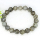 Labradorite Crystal Bracelet Chakra Healing Energy Stretch Charm Jewelry