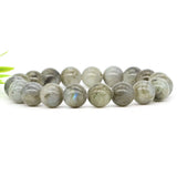 Labradorite Crystal Bracelet Chakra Healing Energy Stretch Charm Jewelry