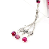 Stone Tasbih Agates Tassel Crystal 33 99 Misbaha Islam Rosary
