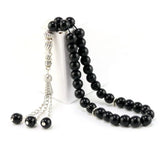Stone Tasbih Agates Tassel Crystal 33 99 Misbaha Islam Rosary
