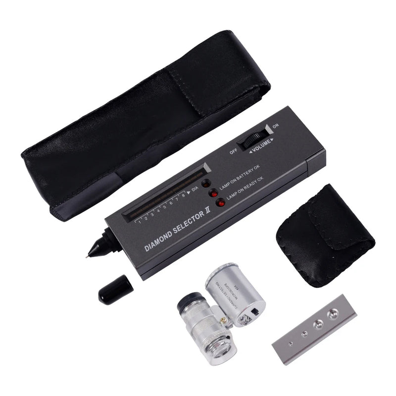 Stone Tester LED Magnifying Glass Jewellery Detector