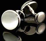 Hotsale Copper Cuff Links with Stone Colour and Style