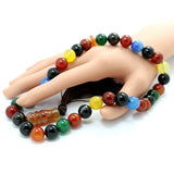 12mm Agate Stone Bracelet 33 Beads Islamic Muslim Tasbih Allah Ladies Tesbih