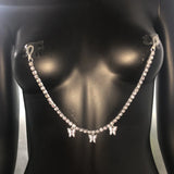 StoneFans Bling Sexy Body Jewelry Lingerie for Women