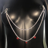 StoneFans Bling Sexy Body Jewelry Lingerie for Women