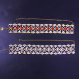 StoneFans Large Rhinestone Choker Necklace for Women Wedding Crystal Statement