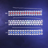 StoneFans Large Rhinestone Choker Necklace for Women Wedding Crystal Statement