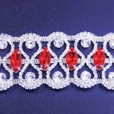 StoneFans Large Rhinestone Choker Necklace for Women Wedding Crystal Statement
