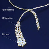 StoneFans Charm Torques Necklaces with Pendant for Women