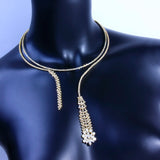 StoneFans Charm Torques Necklaces with Pendant for Women