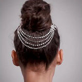StoneFans Star Crystal Tassle Combs for Women Jewelry