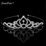 StoneFans Rhinestone Tiara Hairband for Girls
