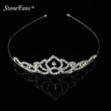 StoneFans Rhinestone Tiara Hairband for Girls
