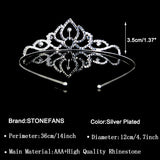 StoneFans Rhinestone Tiara Hairband for Girls