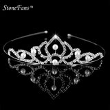 StoneFans Rhinestone Tiara Hairband for Girls