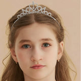 StoneFans Rhinestone Tiara Princess Headband for Girls
