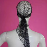 StoneFans Rhinestone Head Scarf for Women