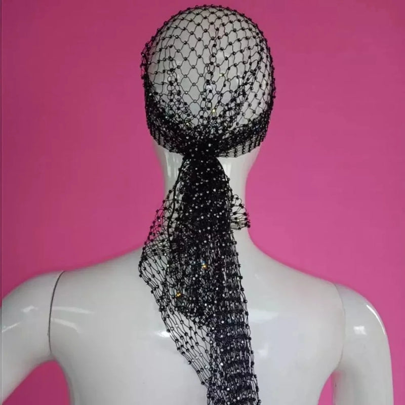 StoneFans Rhinestone Head Scarf for Women