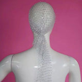 StoneFans Rhinestone Head Scarf for Women