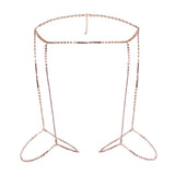 StoneFans Rhinestone Thigh Chain Body Jewelry Women Crystal Garter