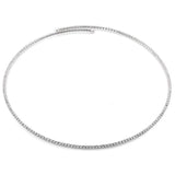StoneFans Sparkly Rhinestone Crystal Choker Necklace