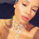 StoneFans Rhinestone Bib Collares Crystal Necklace