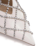 Stonefans High Heel Shoe Chain Ankle Jewelry for Women Rhinestone Anklet