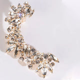 Stonefans Crystal Ear Clip Earrings for Women 1 Pcs Rhinestone Left Ear Cuff